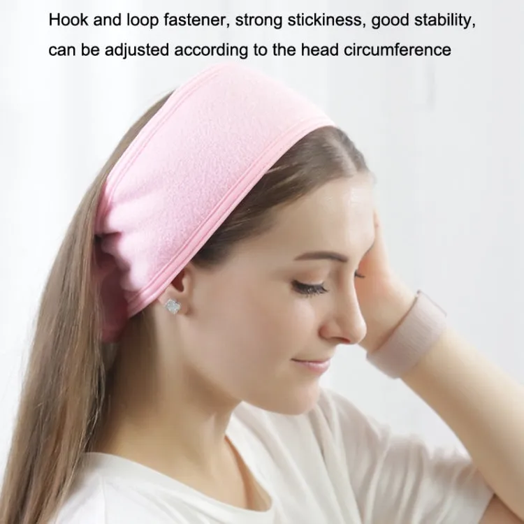 2pcs Sports Yoga Double-layer Confinement Headscarf Sweat-absorbing Anti-slip Headband(Brown)