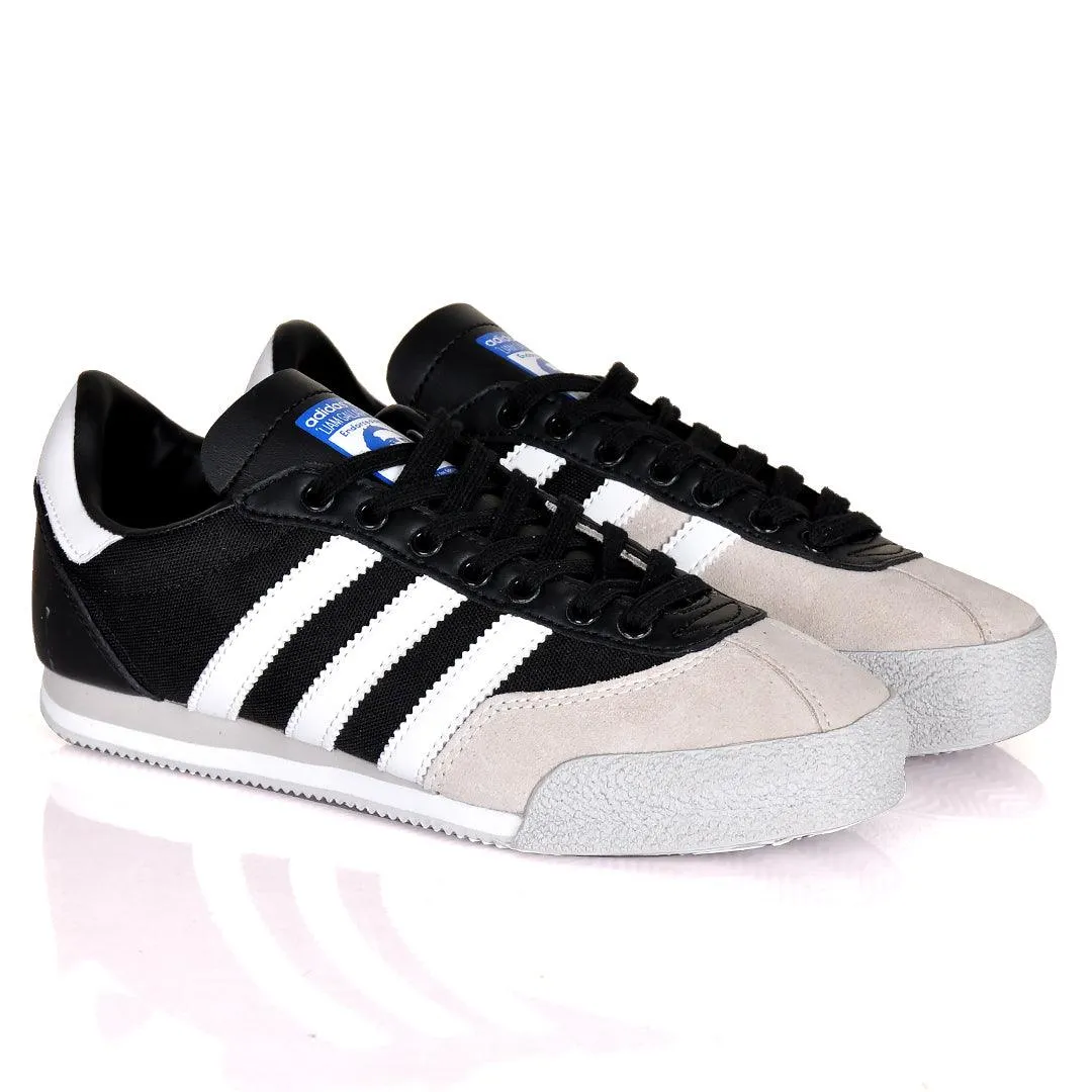 AD Samba OG 3 Stripes Low Sneakers- Black Beige