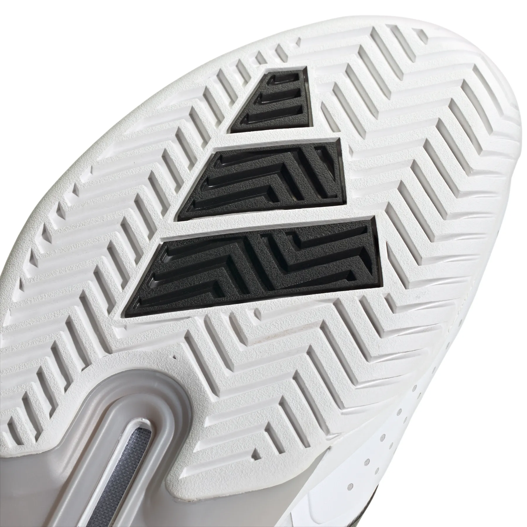 Adidas Adizero Ubersonic 5M Men Tennis Shoes - Cloud White / Core Black / Silver Metallic