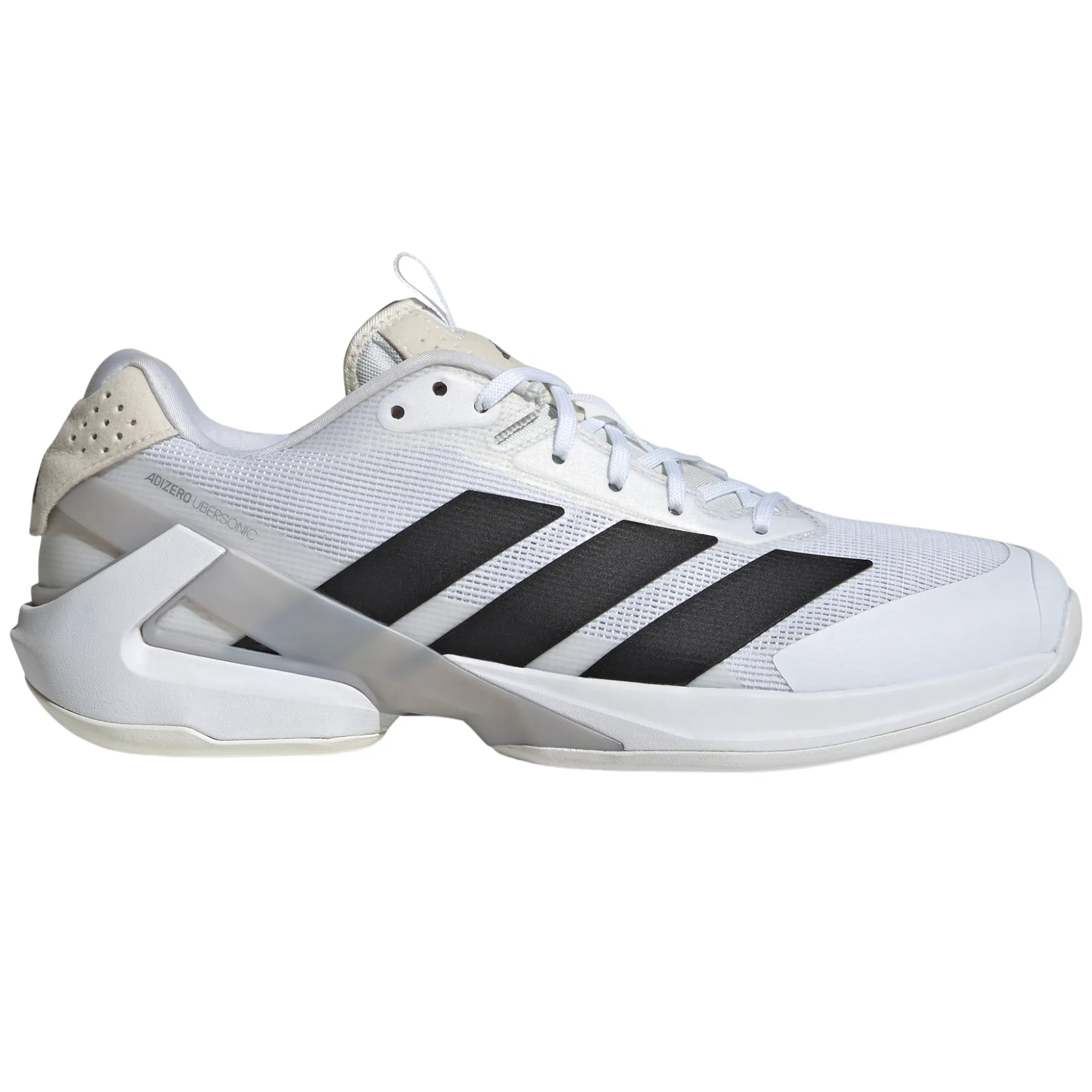 Adidas Adizero Ubersonic 5M Men Tennis Shoes - Cloud White / Core Black / Silver Metallic