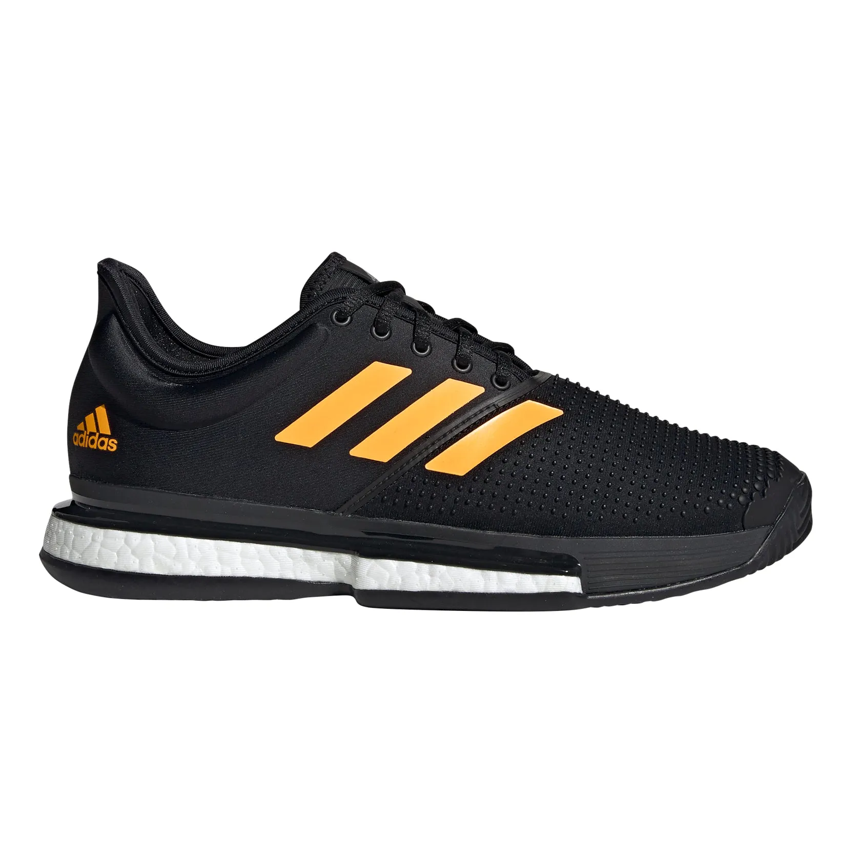 Adidas SoleCourt Boost Black Mens Tennis Shoes