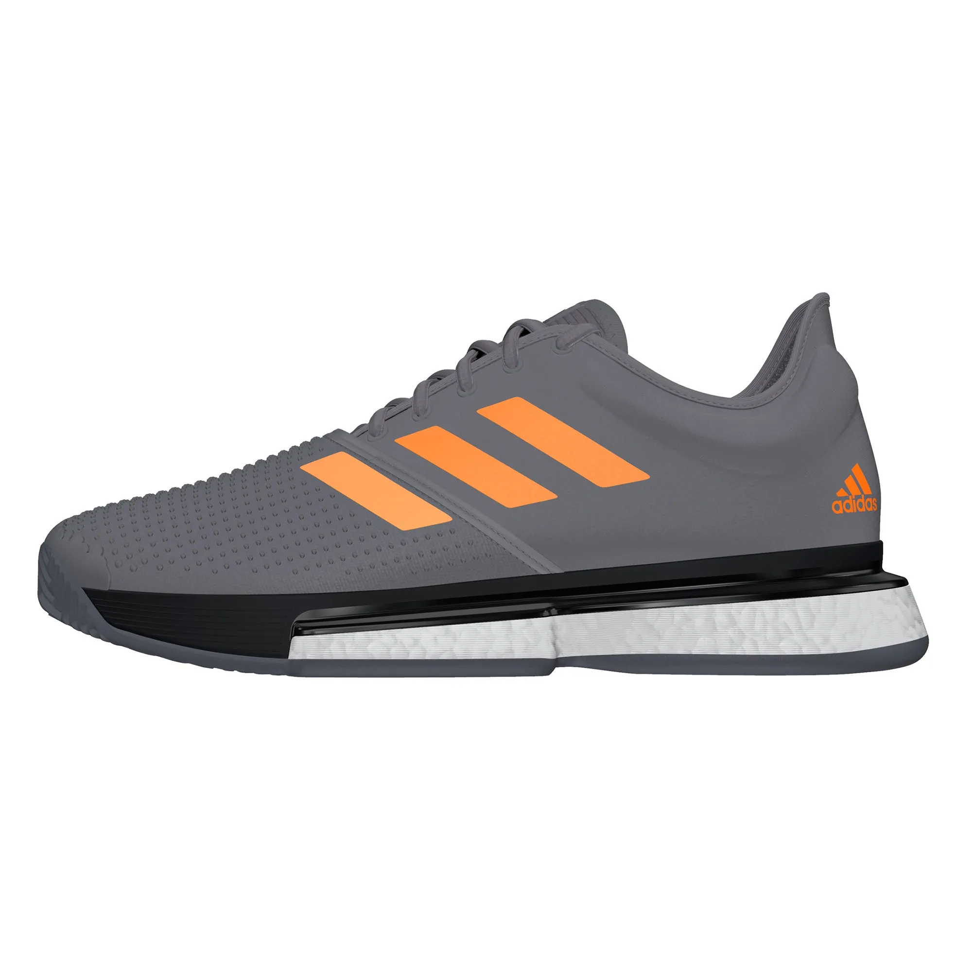 Adidas SoleCourt Boost Grey Mens Tennis Shoes