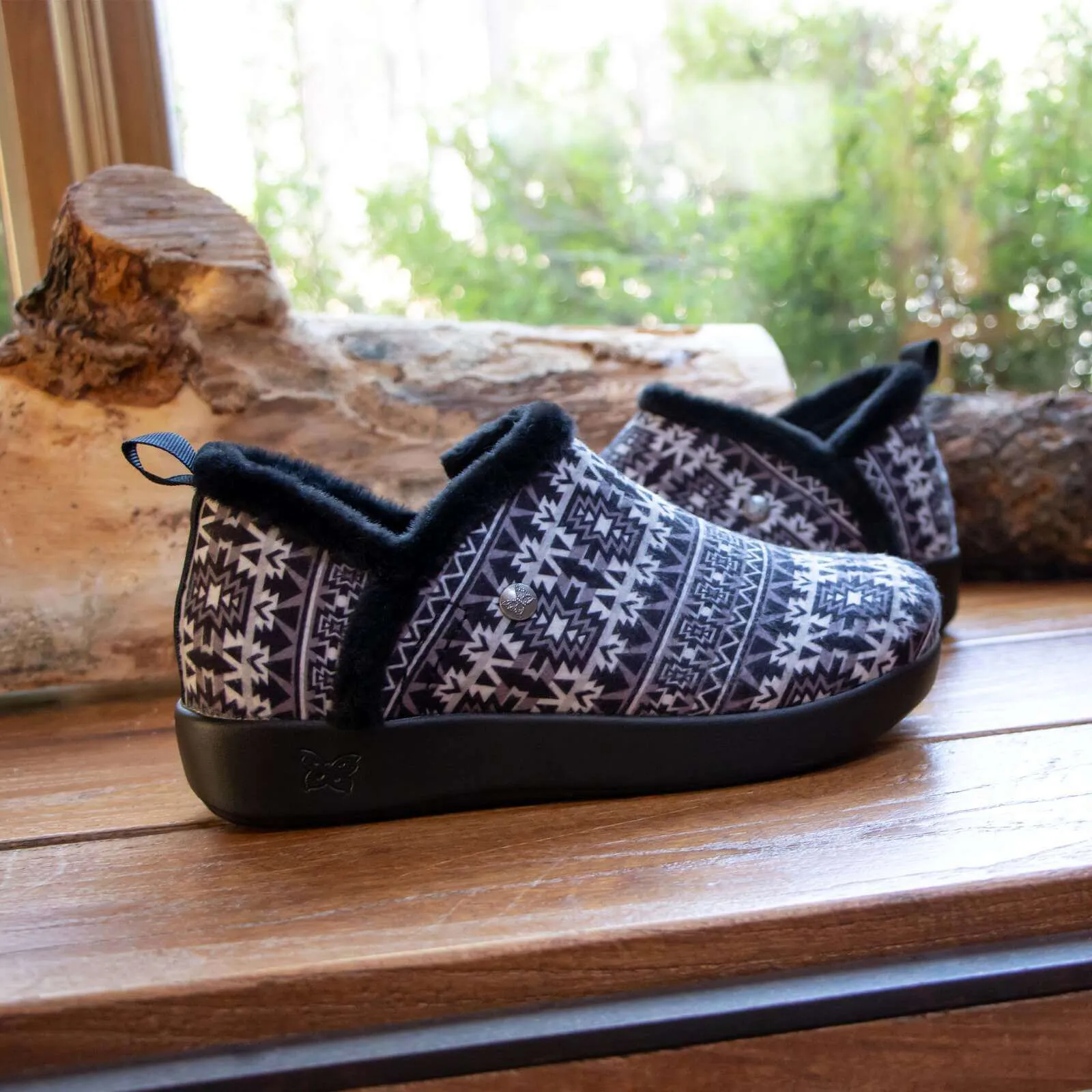 Alegria Cozee Santa Fe Slippers - Grey