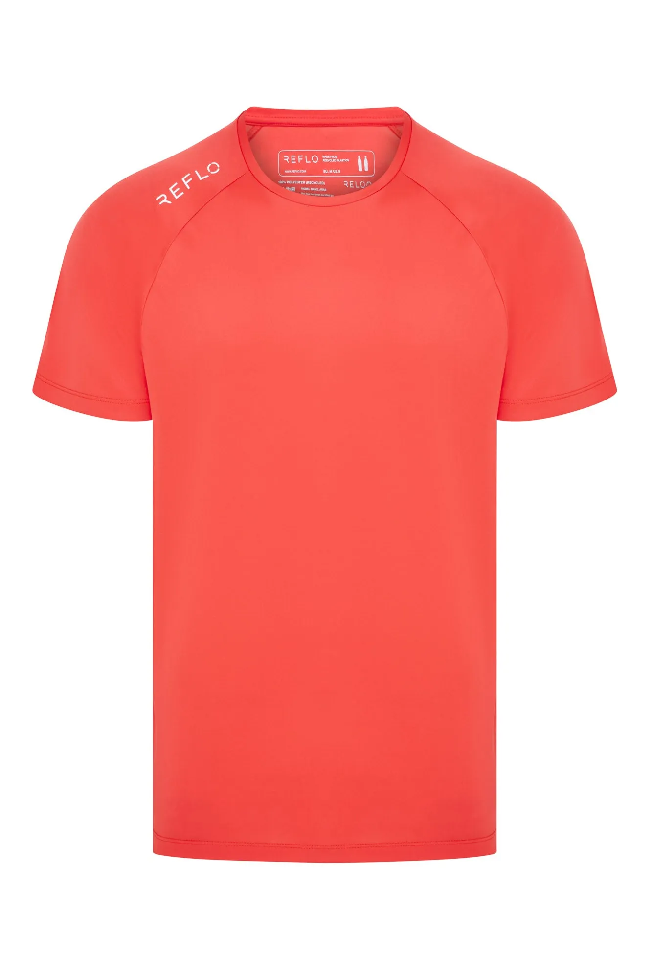 Aras T Shirt Coral Red