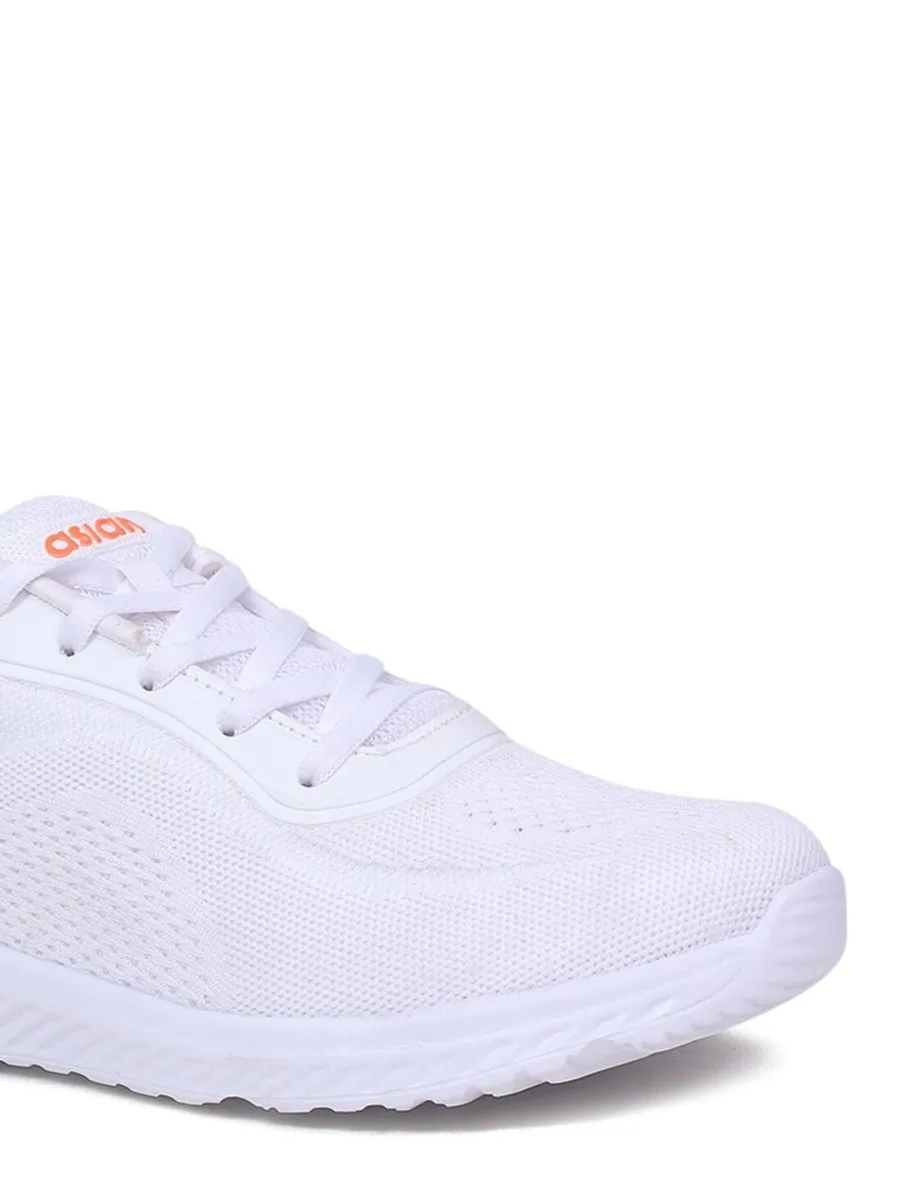 ASIAN Men White Mesh Running Shoes