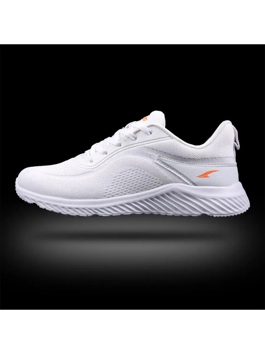 ASIAN Men White Mesh Running Shoes