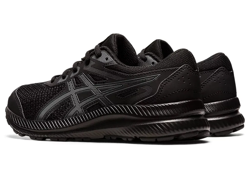 ASICS Contend 8 GS - Kids - BLACK/CARRIER GREY