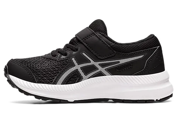 ASICS Contend 8 PS - Kids - Black/White