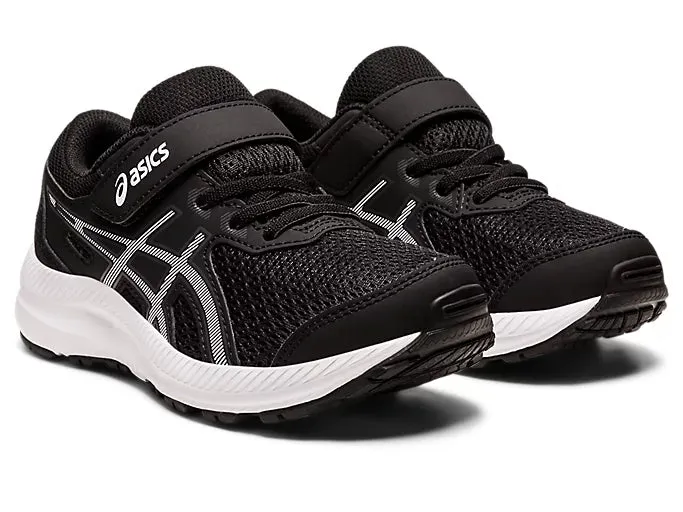 ASICS Contend 8 PS - Kids - Black/White