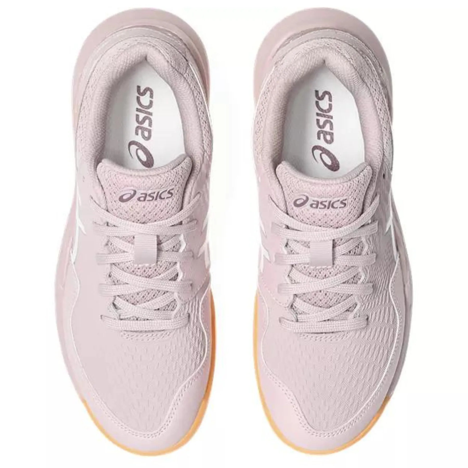 Asics Gel Resolution 9 Clay Youth Tennis Shoes - Watershed Rose/White