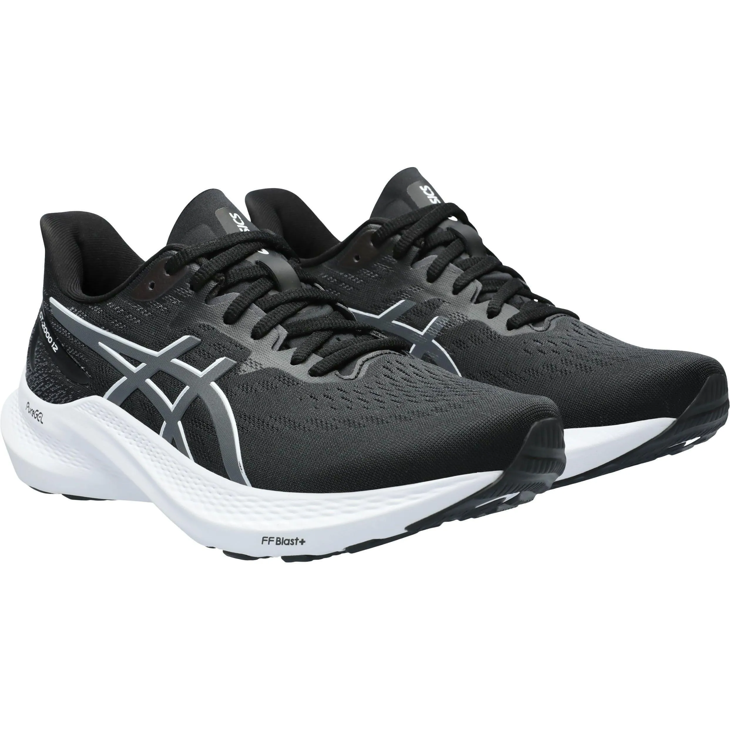 Asics GT 2000 12 Womens Running Shoes - Black