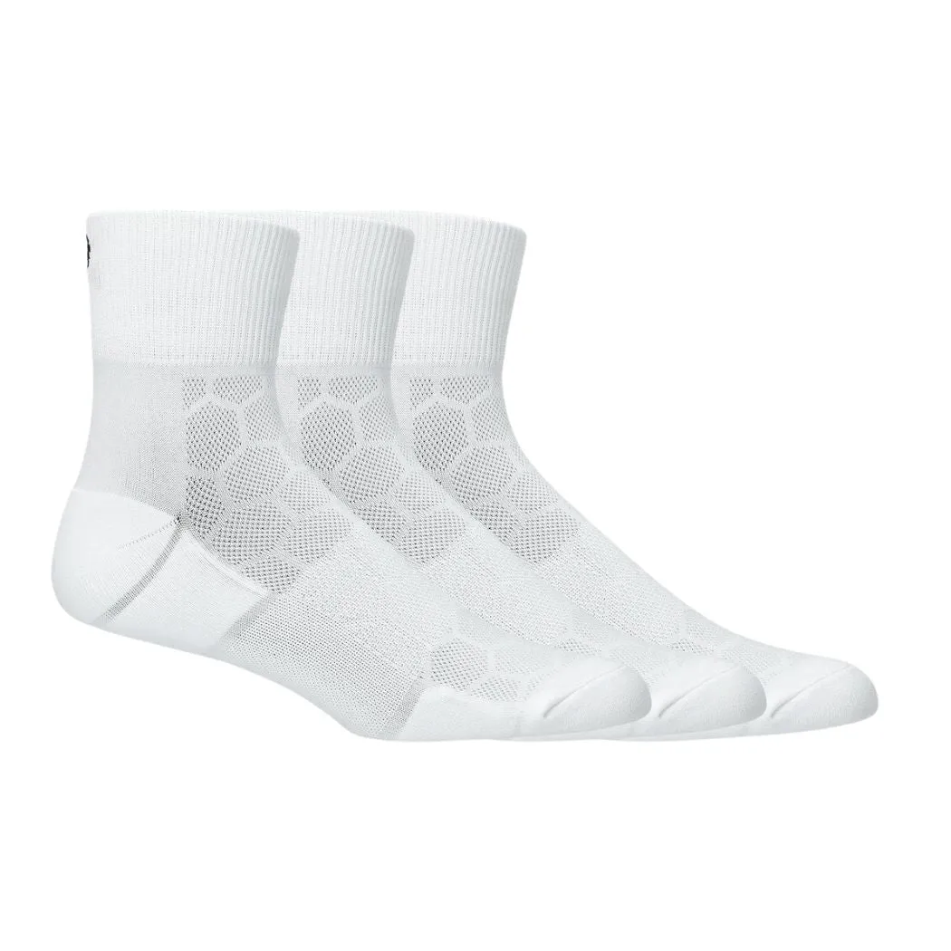 asics Running Quarter 3P Unisex Quarter Socks