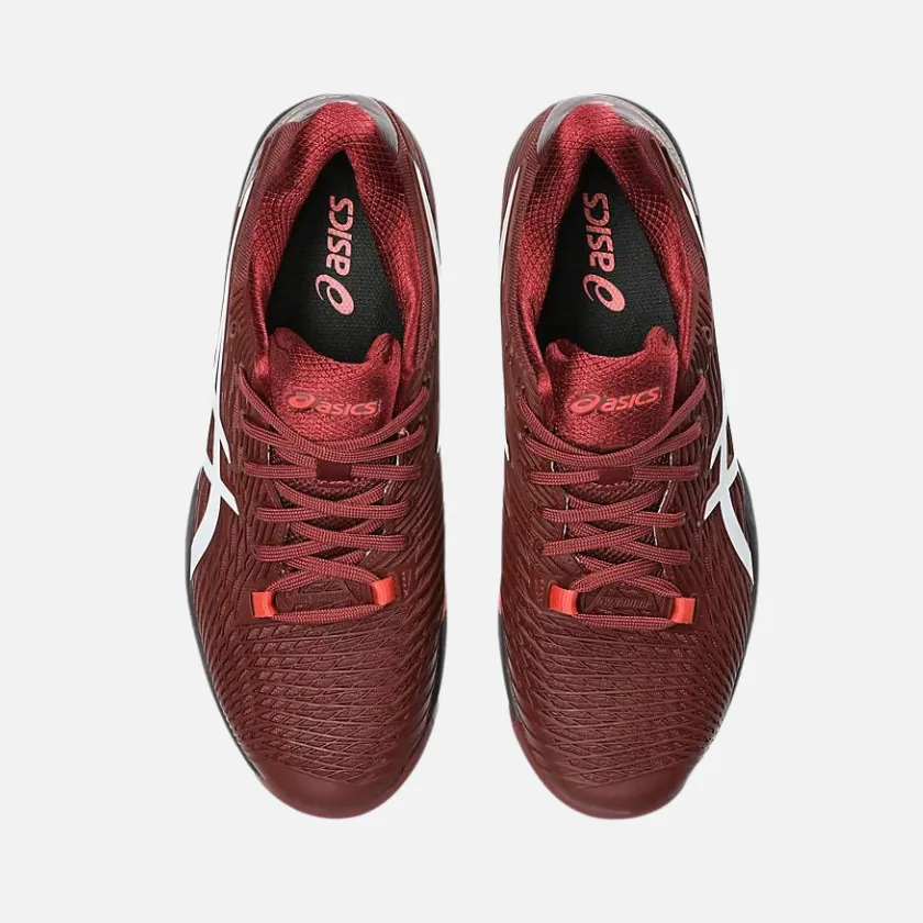 Asics Solution Speed FF 2 Men's Tennis Shoes - Antique Red/White