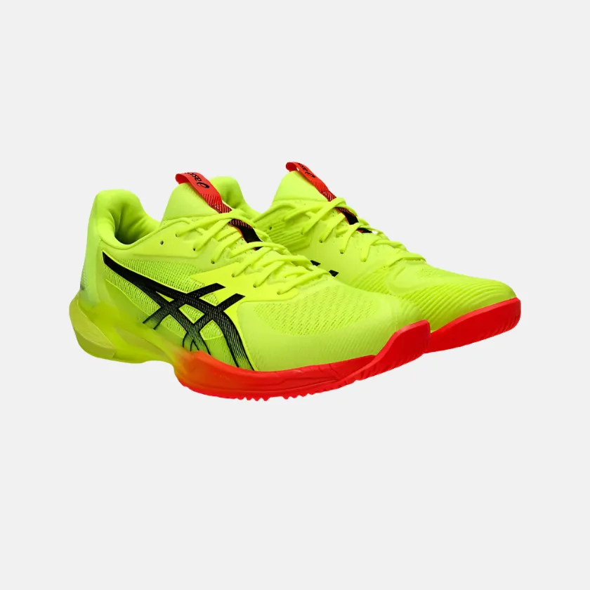 Asics Solution Speed FF 3 Paris Men's Tennis Shoes -Safety Yellow/Black