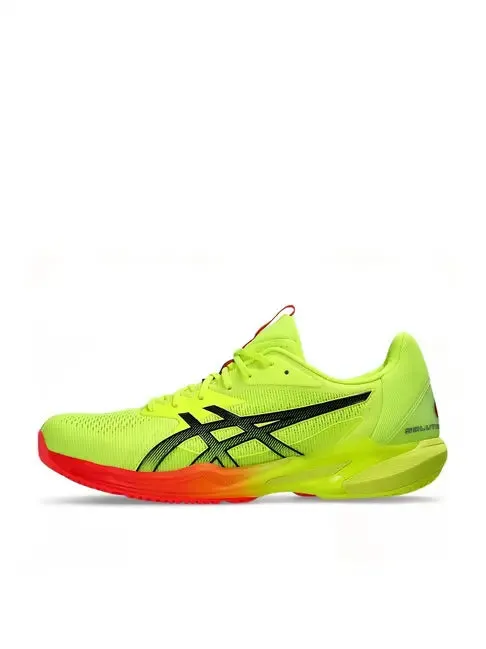 Asics Solution Speed FF3 Paris Tennis Shoes (Safety Yellow/ Black)