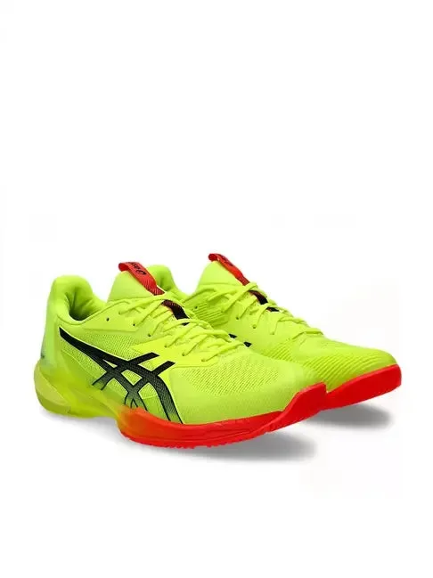 Asics Solution Speed FF3 Paris Tennis Shoes (Safety Yellow/ Black)