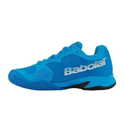 Babolat Jet All Court Kids & Women Blue White Handball Volleyball Tennis Shoes