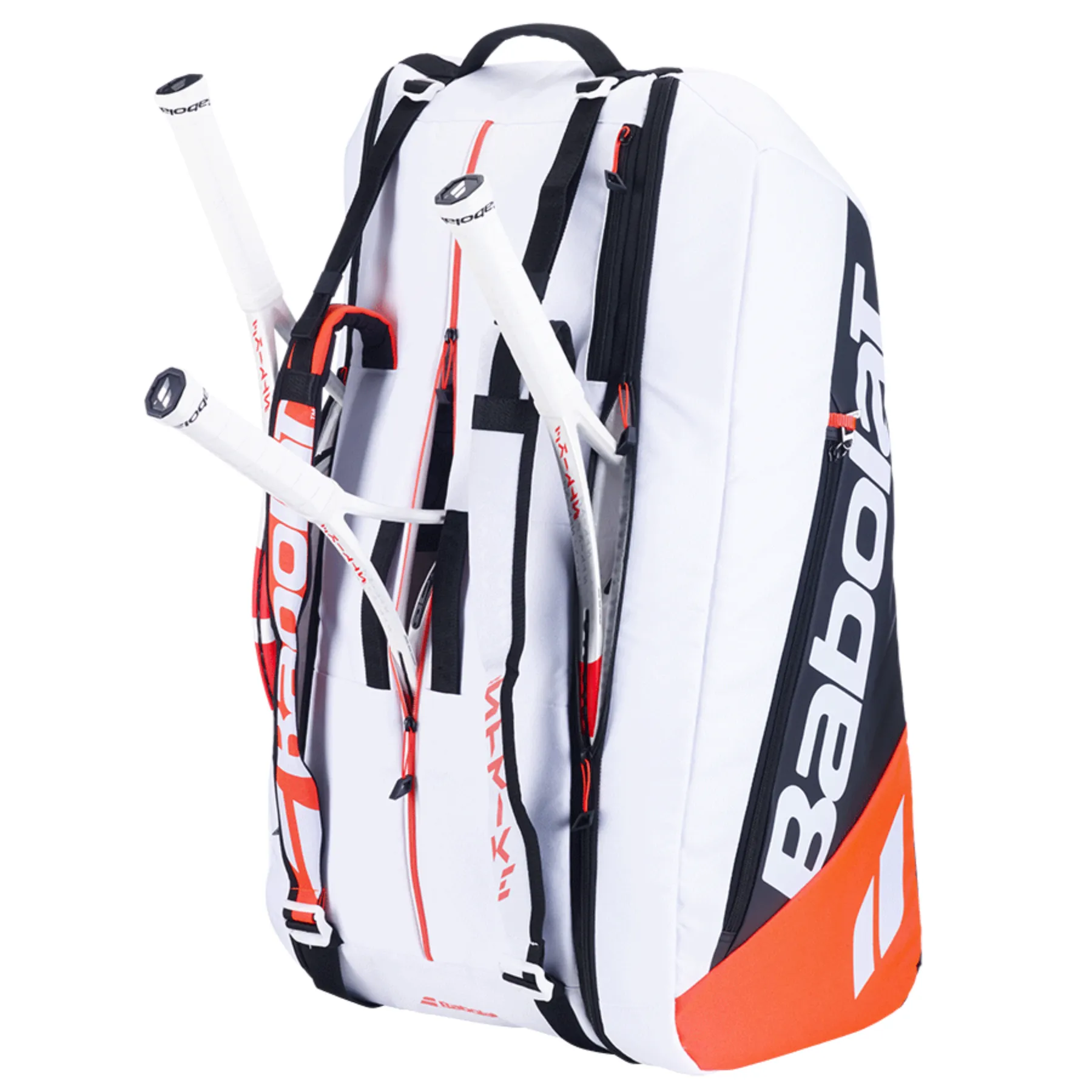 Babolat Pure Strike 12 Pack Bag 2024 - White/Black/Red