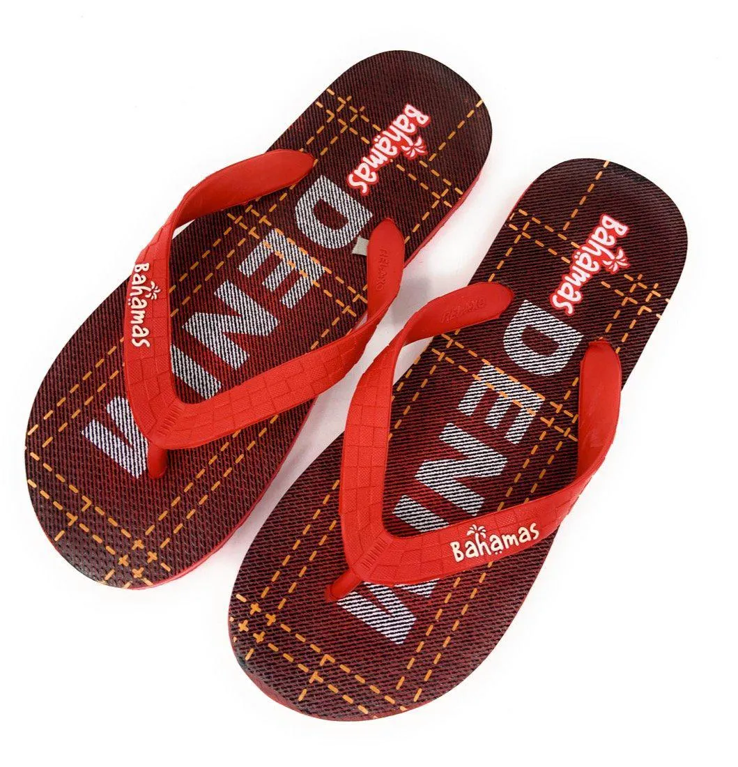 Bahamas Mens Flip Flops Premium Comfort Thong Soles Sandals Slippers Casual Beach