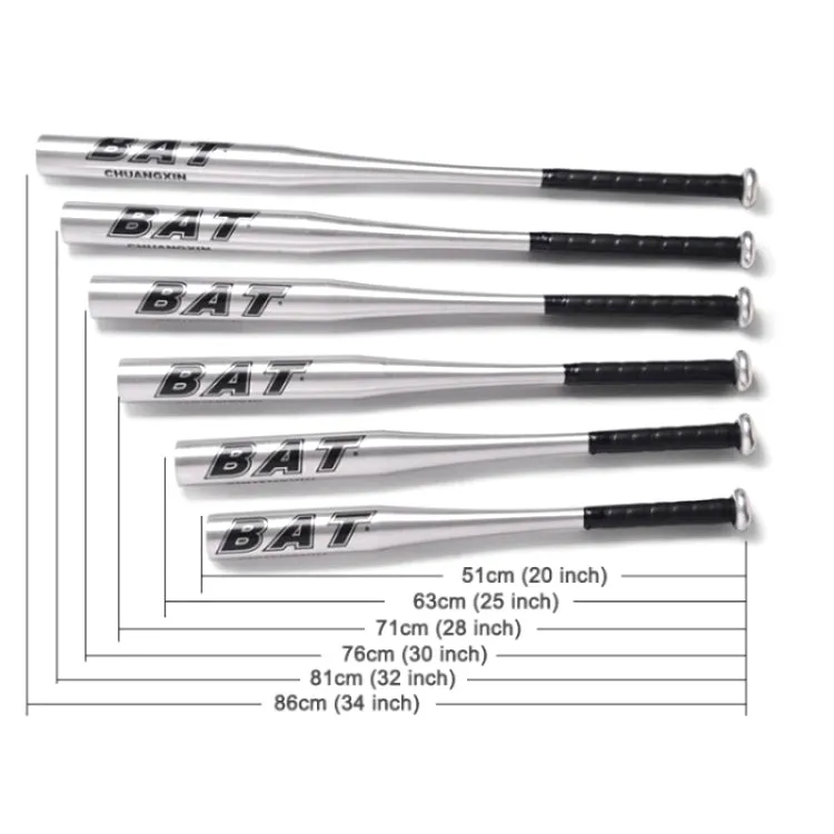 Black Aluminium Alloy Baseball Bat Batting Softball Bat, Size:28 inch