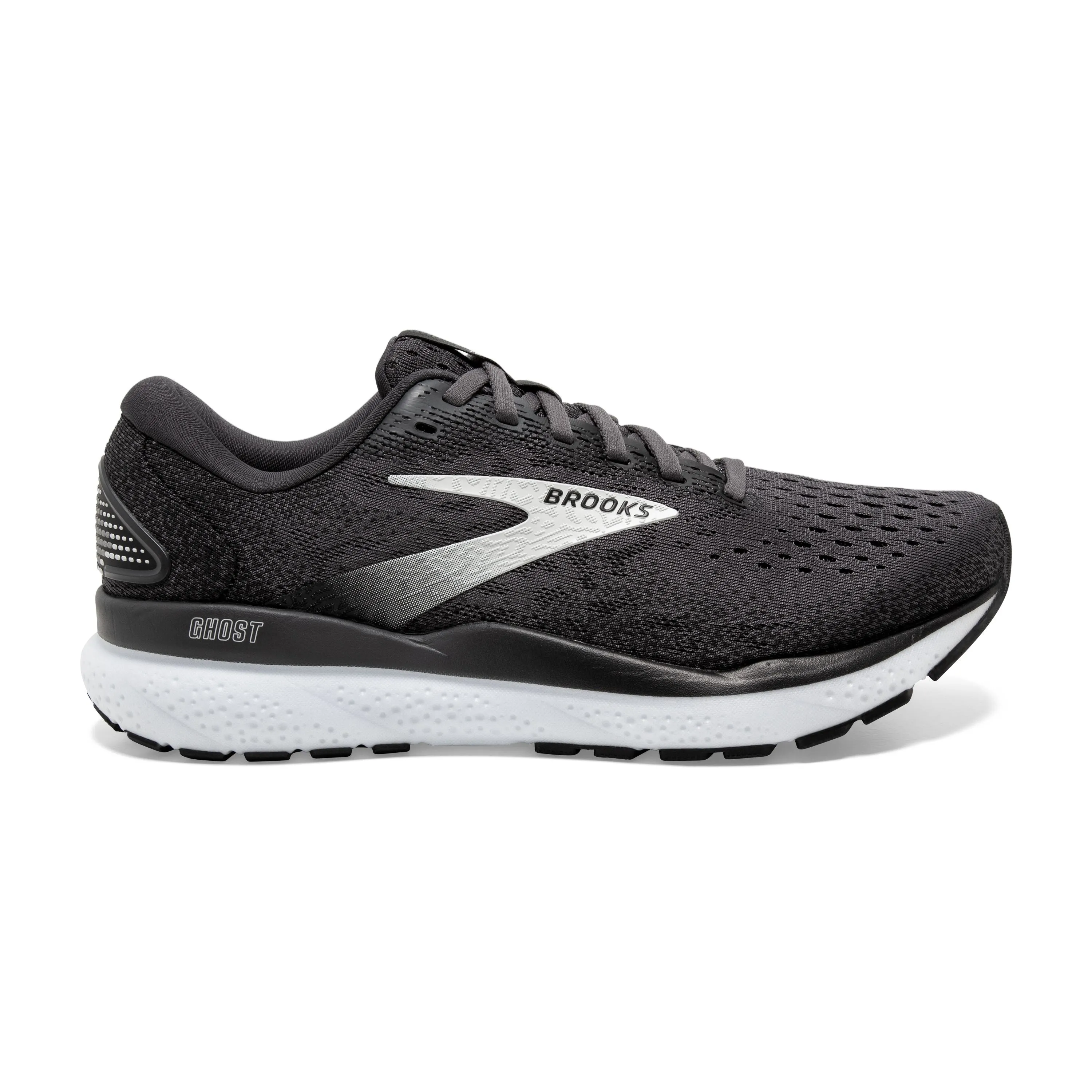 Brooks | Ghost 16 | Men's | Black/Grey/White