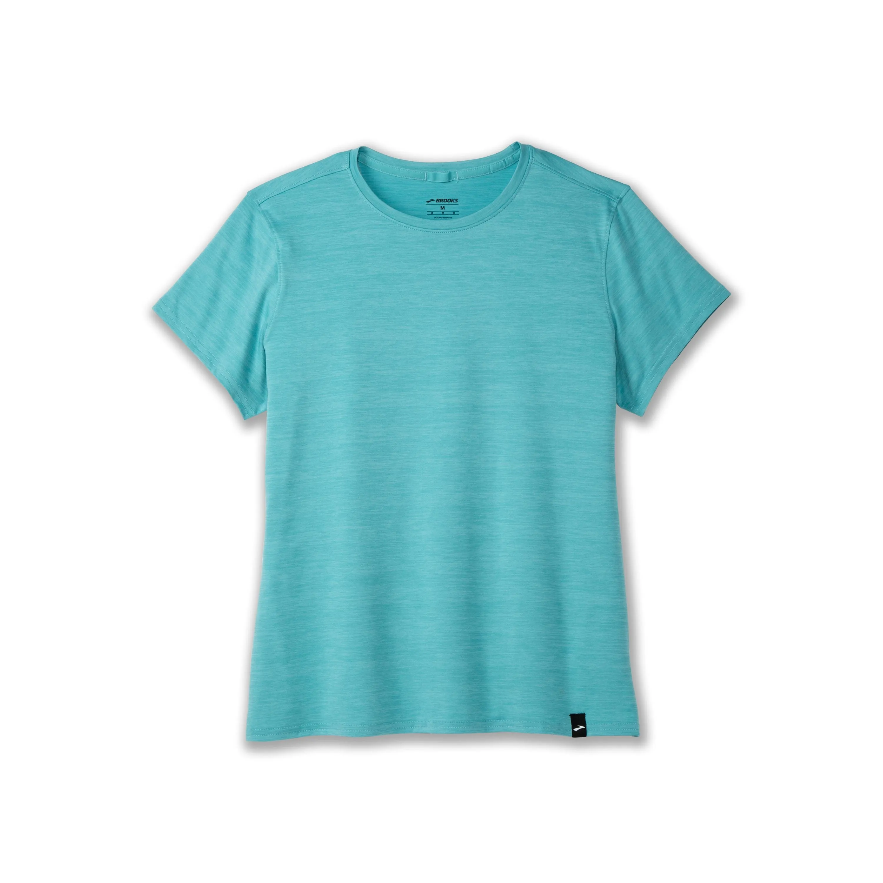 Brooks | Luxe Short Sleeve | Women's | Heather Aqua