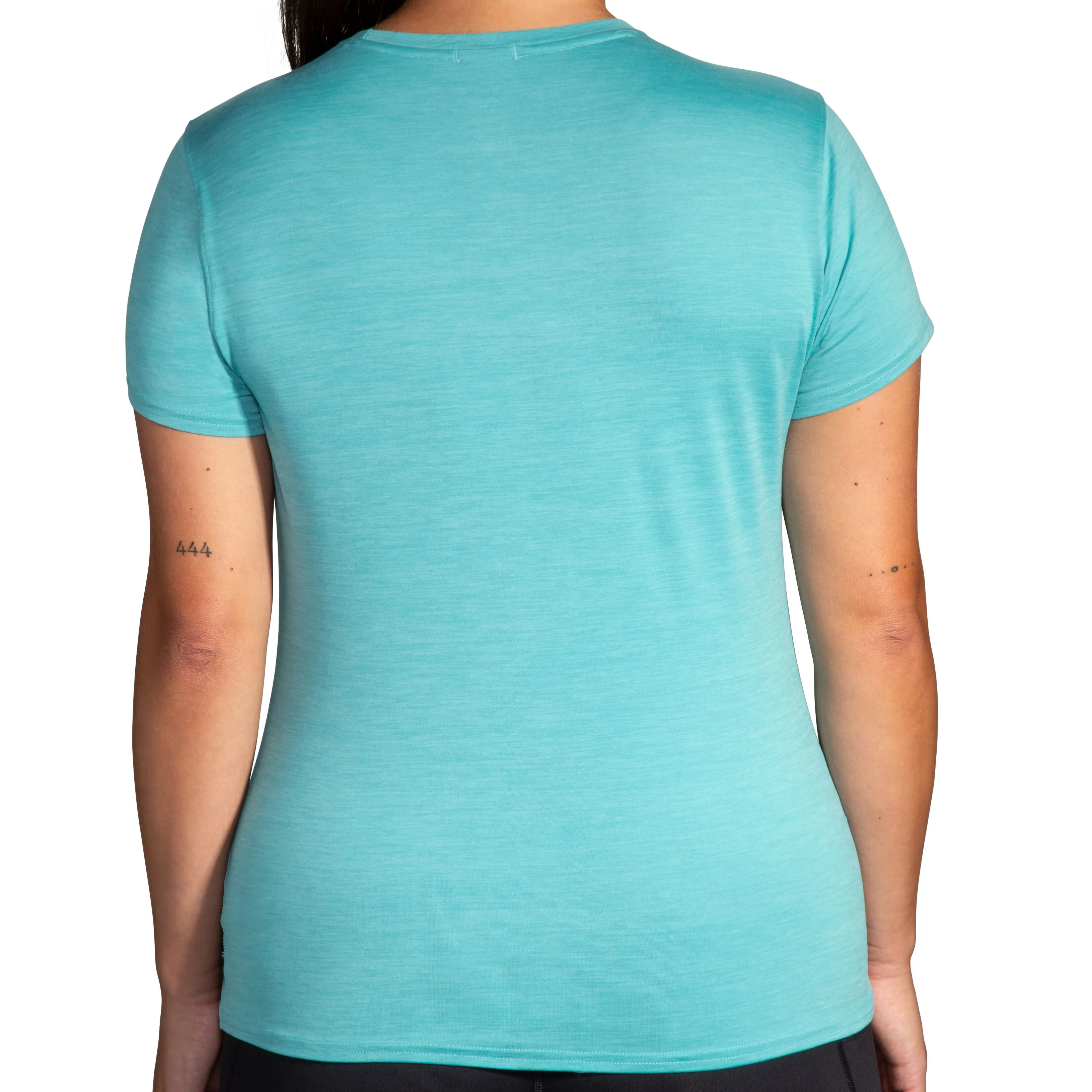 Brooks | Luxe Short Sleeve | Women's | Heather Aqua