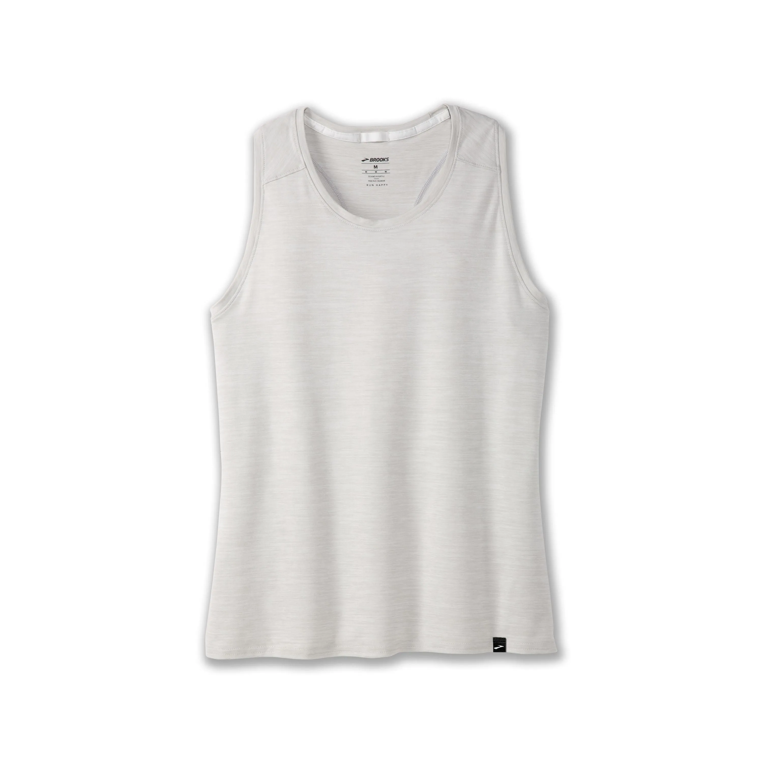 Brooks | Luxe Tank | Women's | Heather Lite Ash