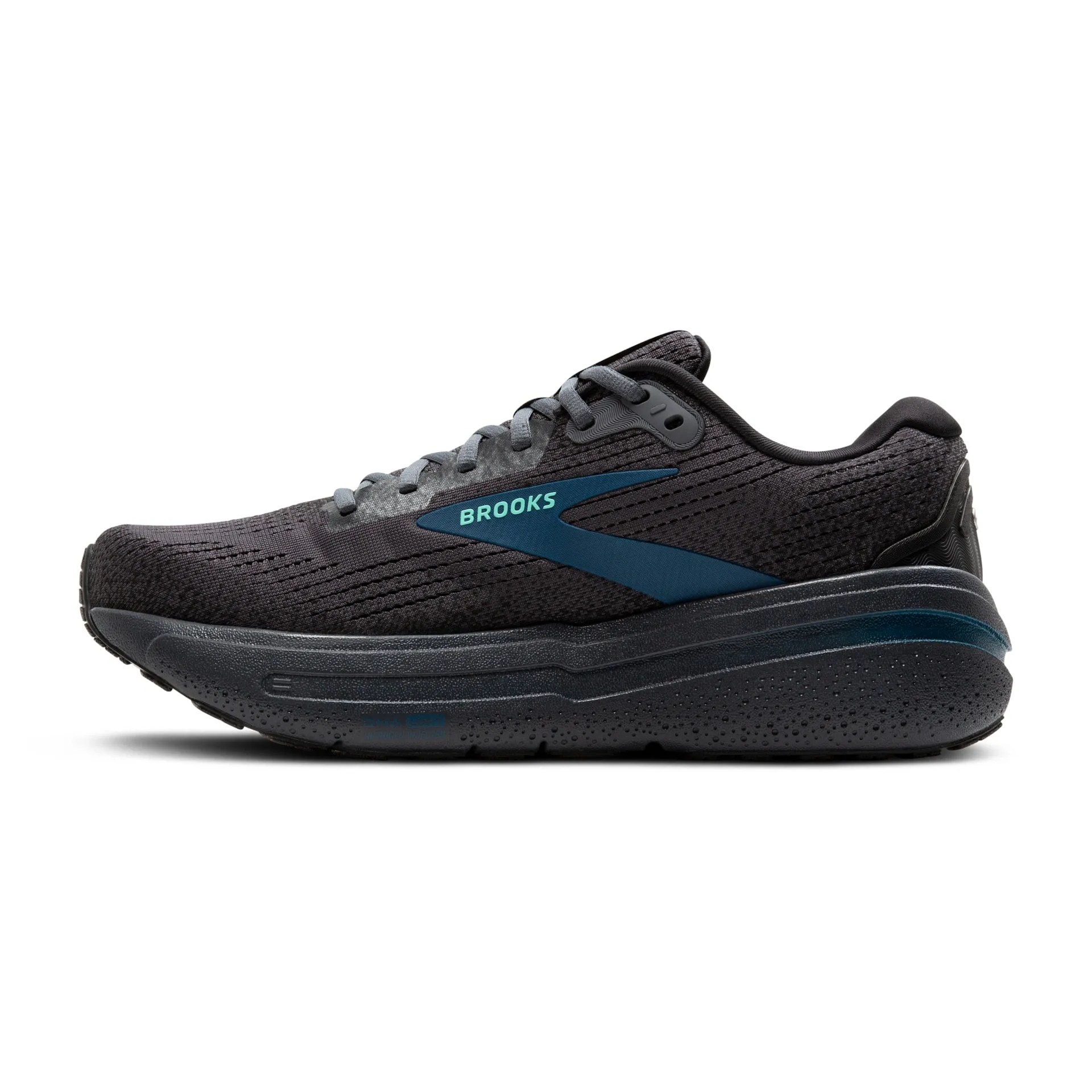 Brooks Mens Ghost Max 2- Ebony/Cockatoo/Blue Sapphire (1104311D081)