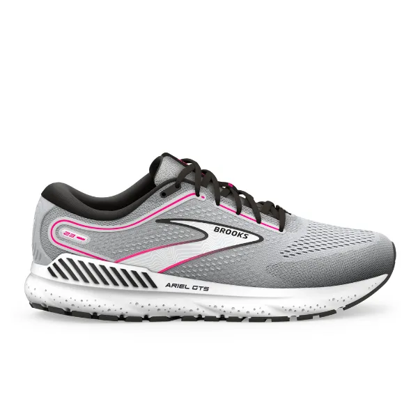 Brooks Women's Ariel GTS 23 Grey/Black/Pink