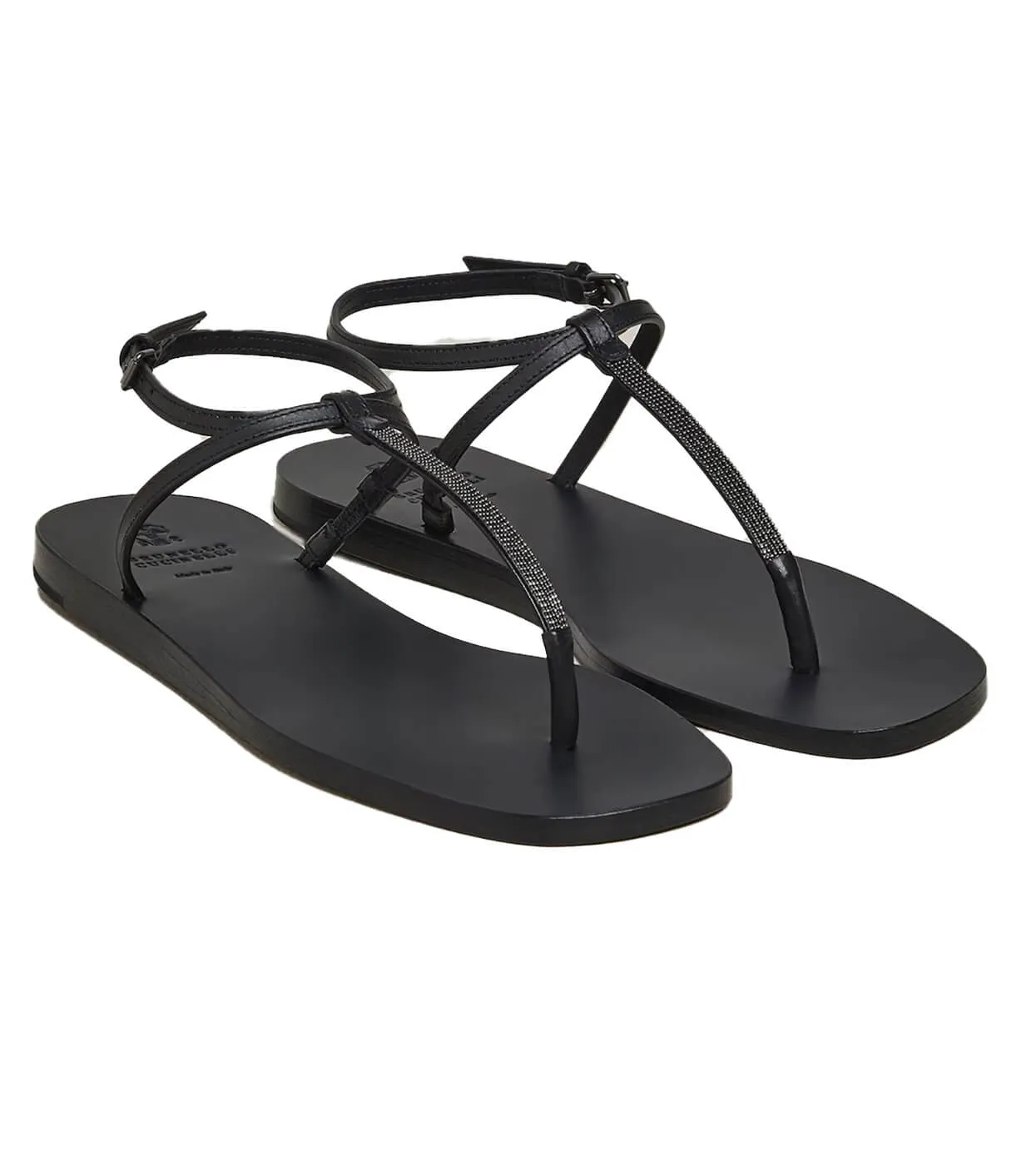 BRUNELLO CUCINELLI T-Strap Sandals