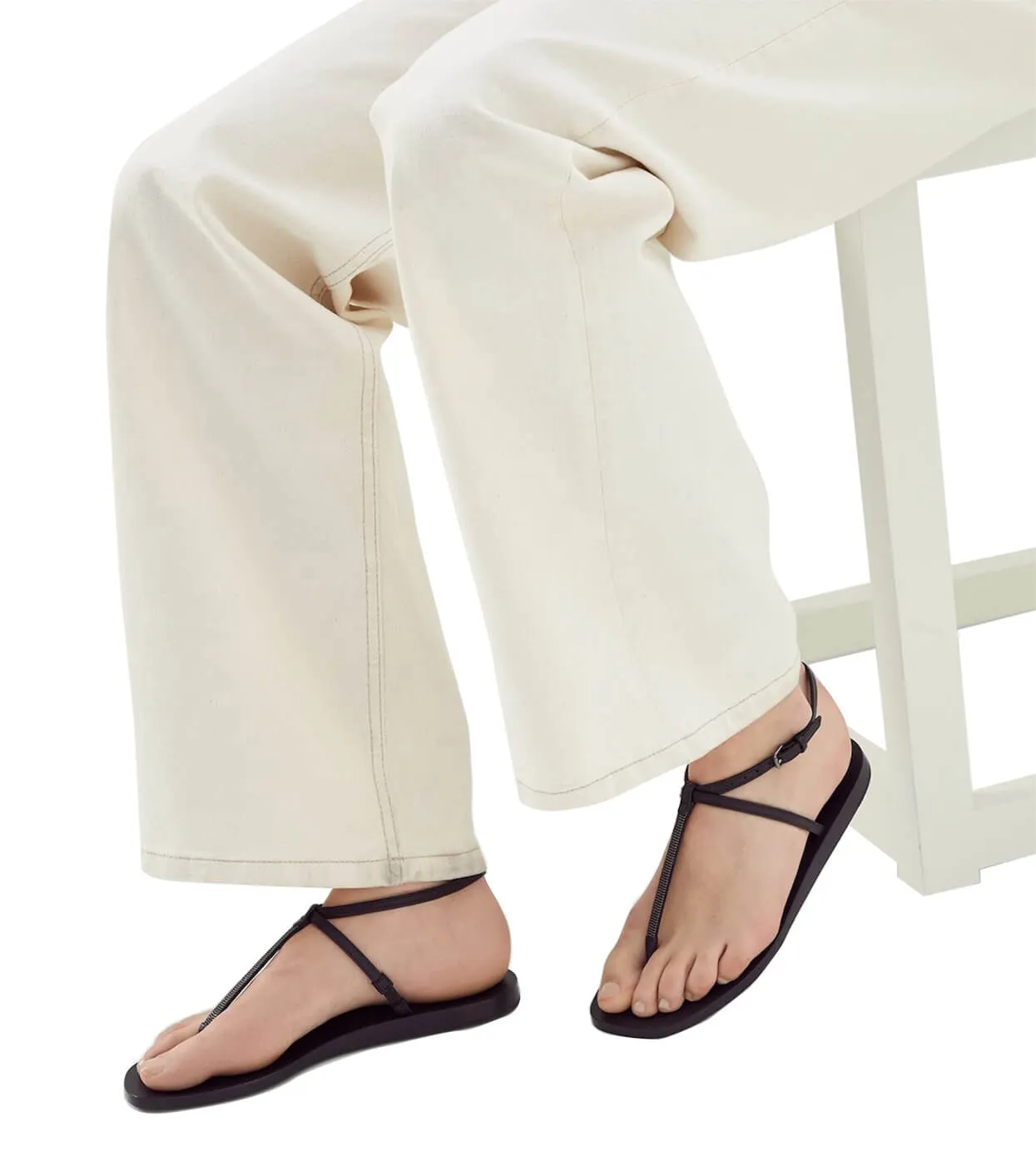 BRUNELLO CUCINELLI T-Strap Sandals