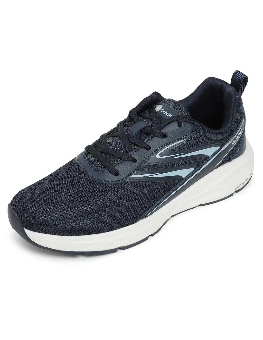 Campus Men Textured Lace-Ups Running Shoes