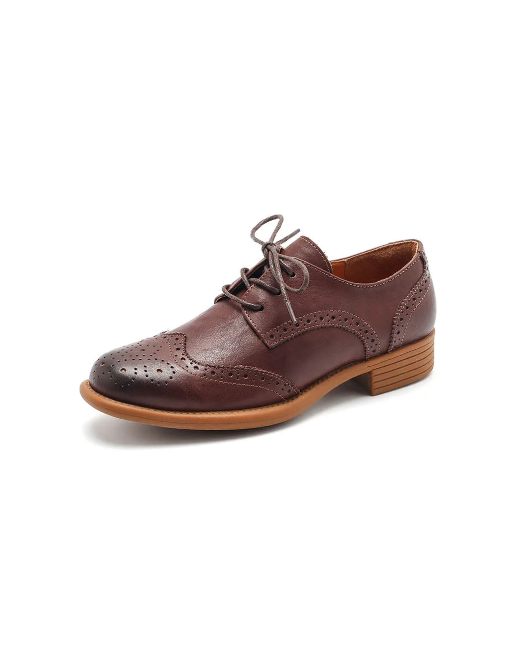 Classic British Style Women's Oxford Shoes