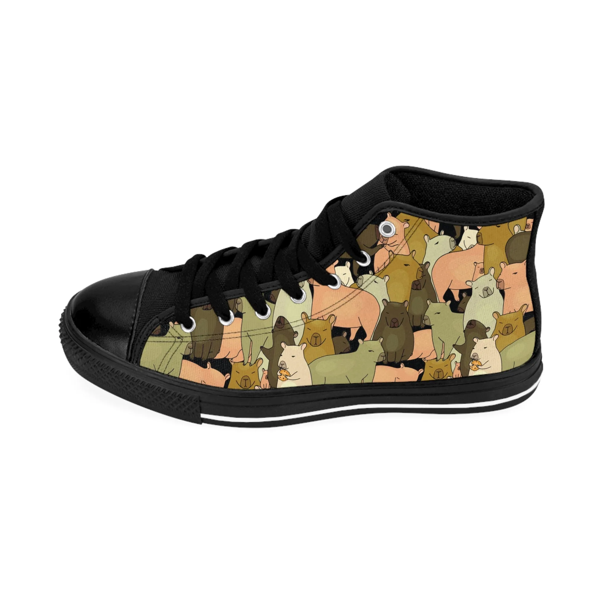 Colorful Capybara Animals Women's Classic Sneakers