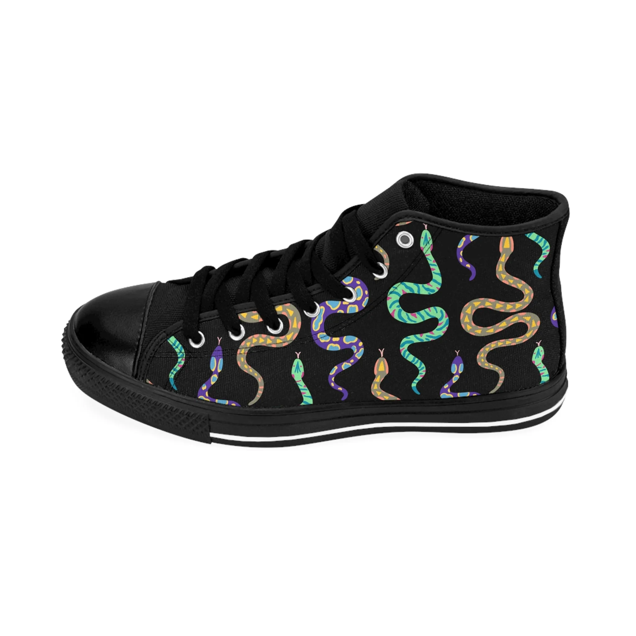 Colorful Snakes Women's Classic Sneakers