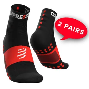 Compressport Training Socks-2 Pack - Black