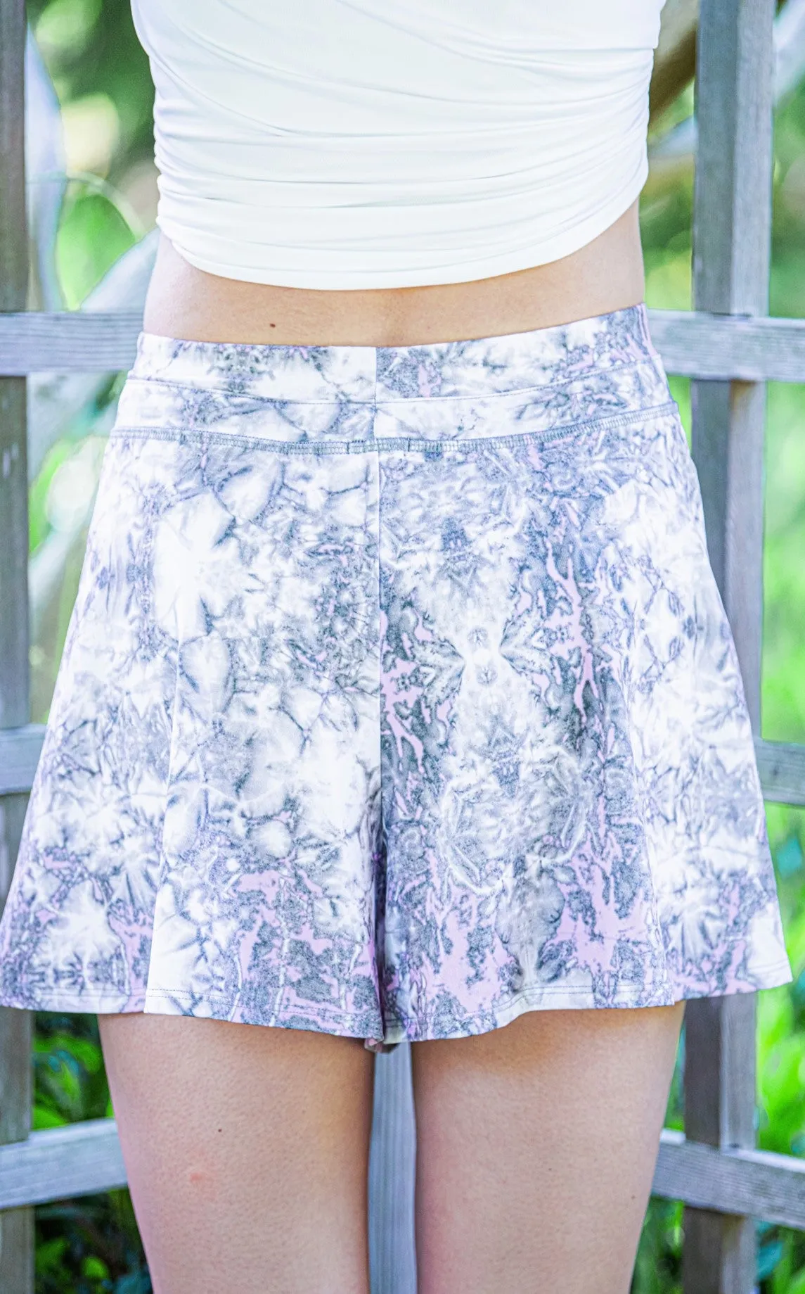 Court Short - Tie Dye Lavender