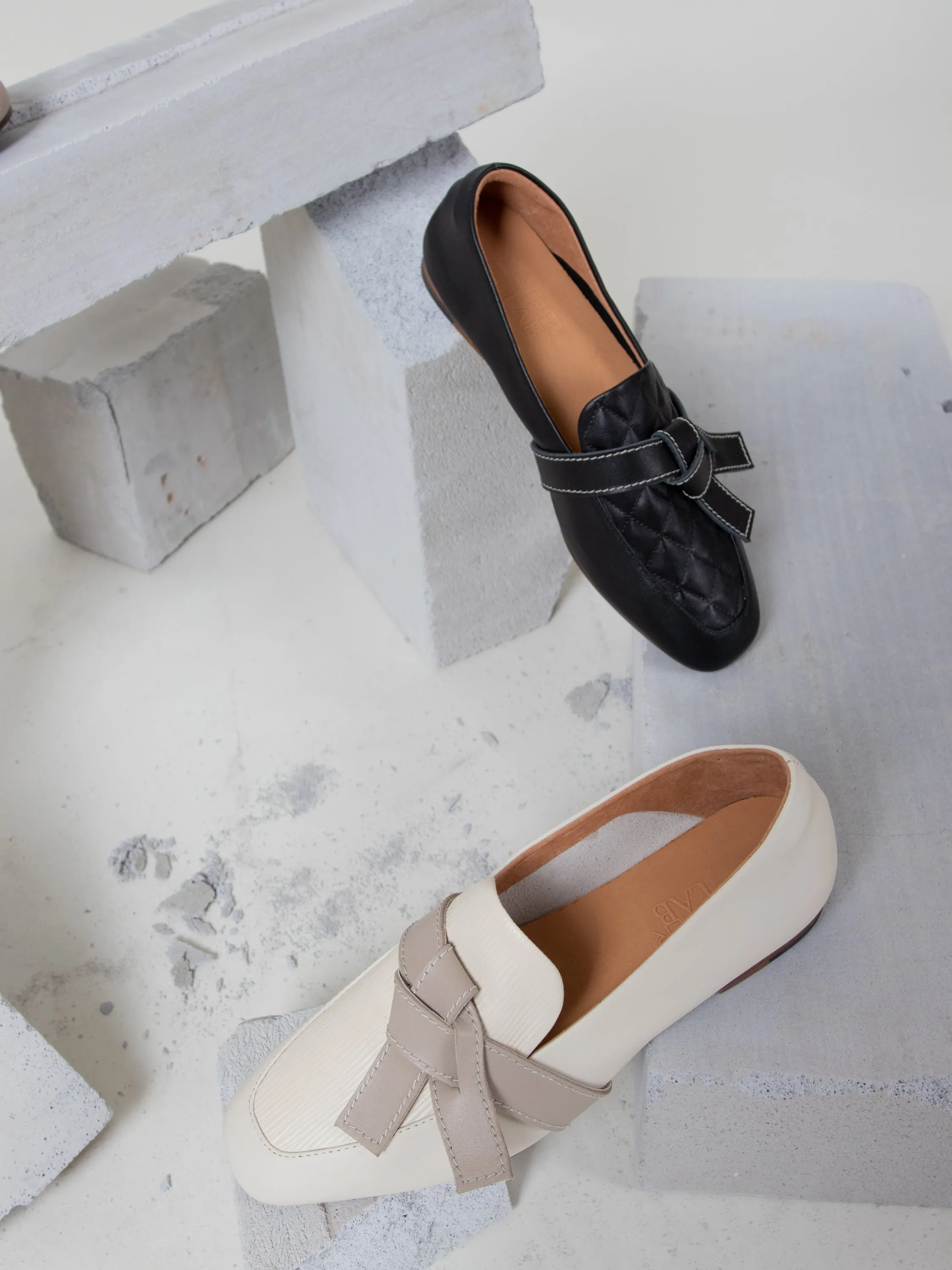 Cross-Strap Loafers