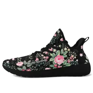 Custom corporate gifts, Customized Business Gifts Personalized Floral Design Sneakers, Custom Small Flower Design Shoes, Comfortable Walking Shoes,FN-051-23023001