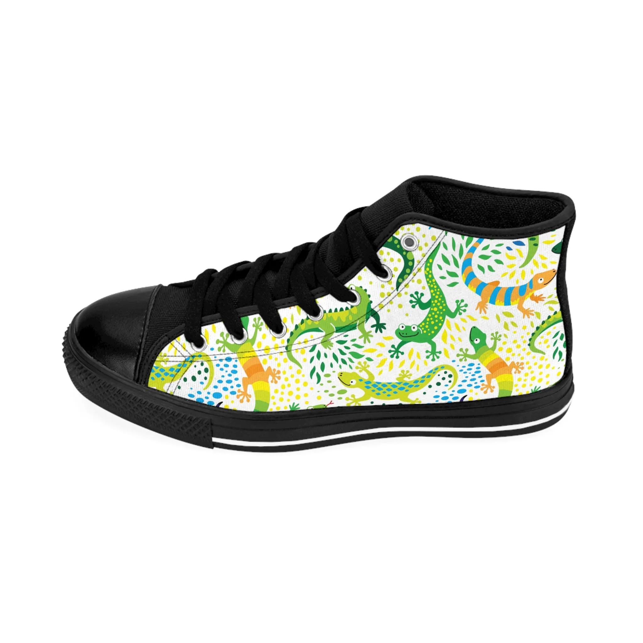 Cute and Funny Lizards Women's Classic Sneakers