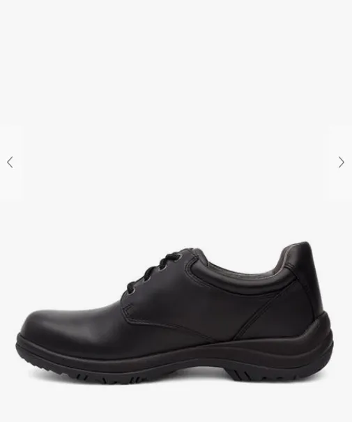 Dansko Walker Black Smooth Leather