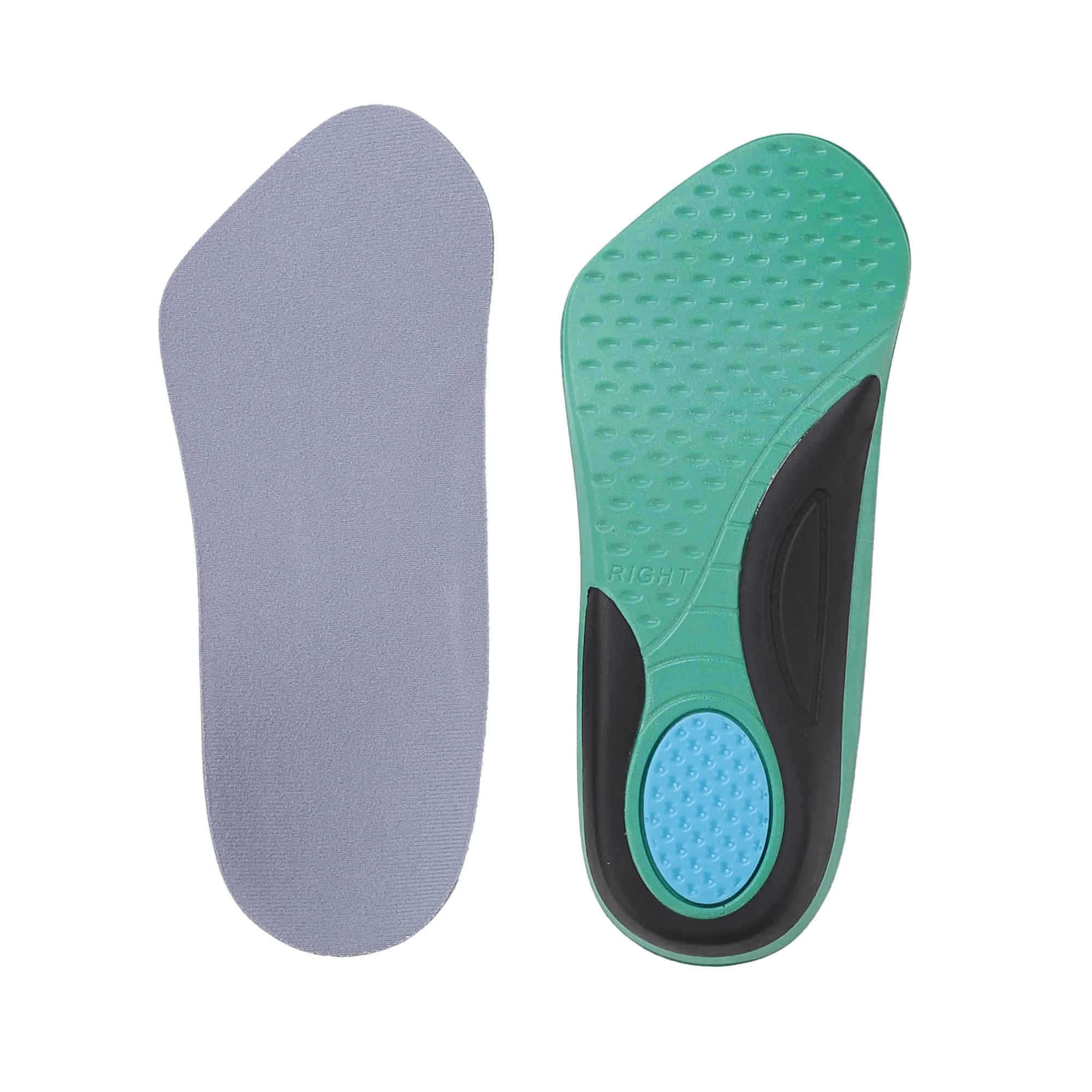 Dr Foot | Insole for Shoes Men | Arch Support for Flat Feet | Flat Feet Arch Support Insole | Shoe Insole | Gel Insoles for Men | Plantar Fasciitis | Memory Foam Insole | Large - Pair of 3