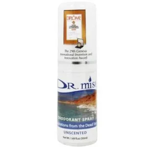 Dr. Mist Cool Mist Unscented Deodorant Spray 50mL