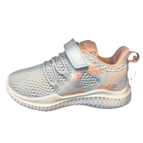 Erke Shoes Kids-Girls Running L.Blue/Mineral Pink 64120103044-603