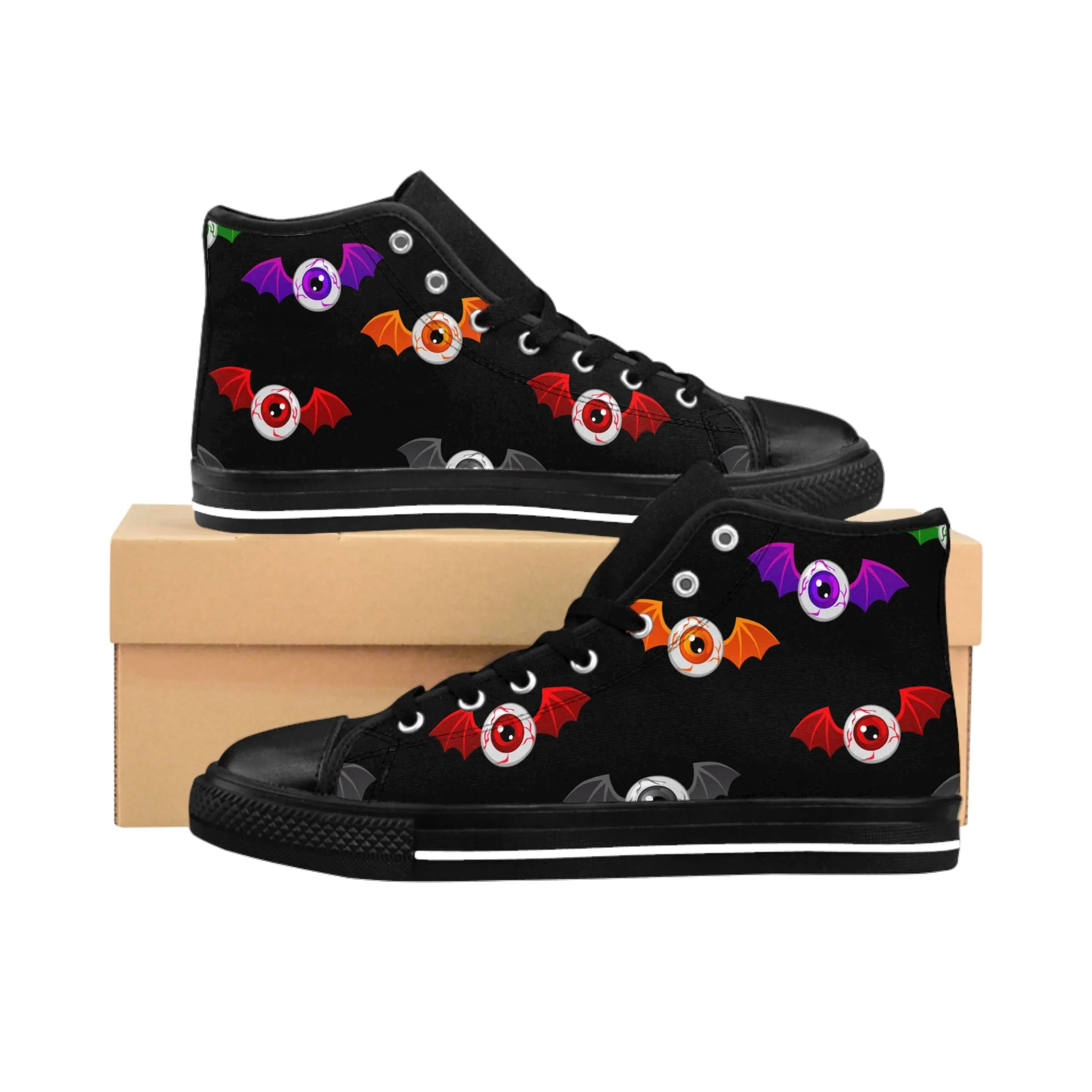 Eyeball Bat Women's Classic Sneakers