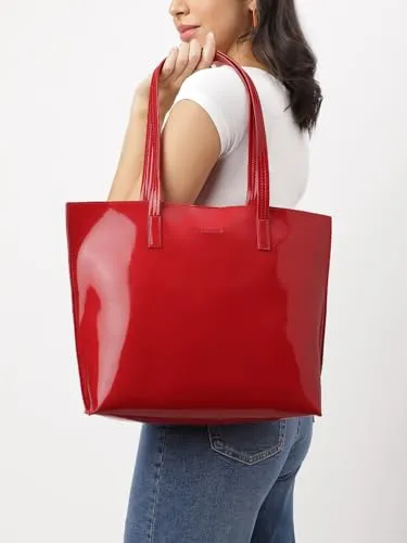 Fastrack Luscious Red Party Tote Bag for Women