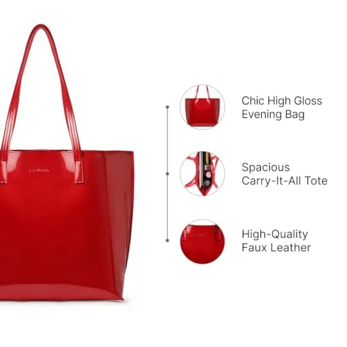 Fastrack Luscious Red Party Tote Bag for Women