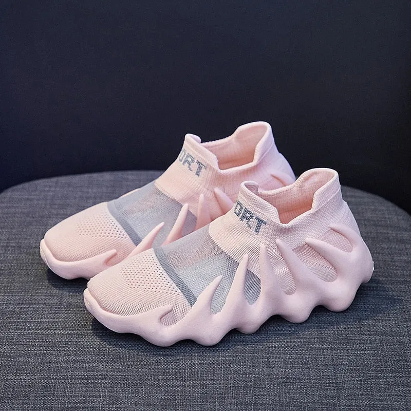 Futuristic Korean Style Comfy Breathable Shoes