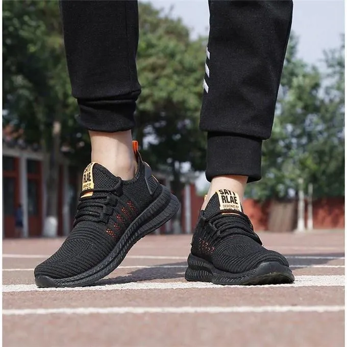 GOAT Vulcan Black Mesh Sneakers Shoes